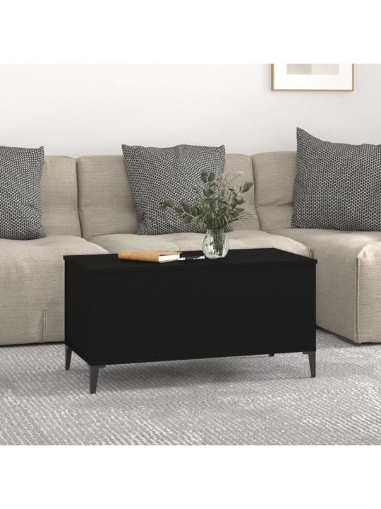 Konferenční stolek černý 90 x 44,5 x 45 cm kompozitní dřevo
