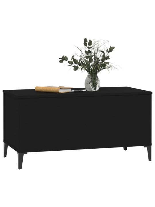 Konferenční stolek černý 90 x 44,5 x 45 cm kompozitní dřevo