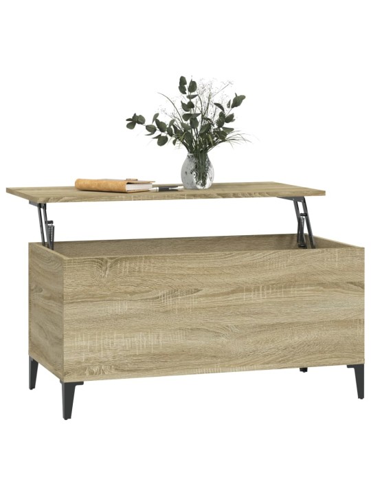 Konferenční stolek dub sonoma 90x44,5x45 cm kompozitní dřevo