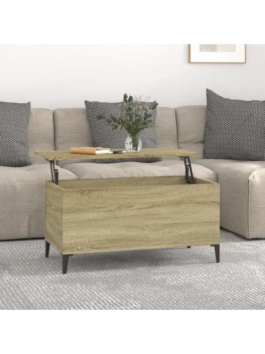 Konferenční stolek dub sonoma 90x44,5x45 cm kompozitní dřevo