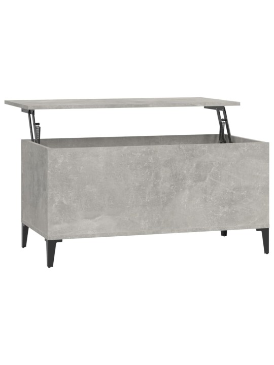 Konferenční stolek betonově šedý 90x44,5x45 cm kompozitní dřevo