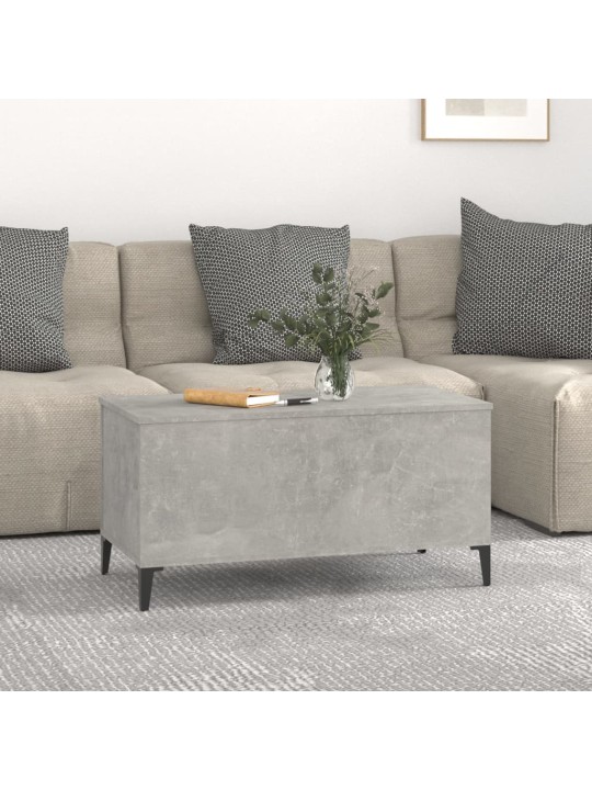 Konferenční stolek betonově šedý 90x44,5x45 cm kompozitní dřevo
