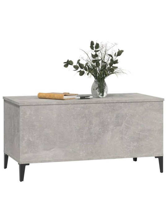 Konferenční stolek betonově šedý 90x44,5x45 cm kompozitní dřevo