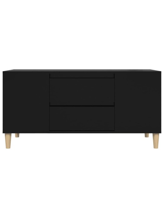 TV skříňka černá 102x44,5x50 cm kompozitní dřevo