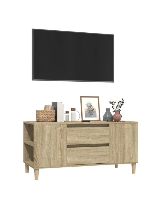 TV skříňka dub sonoma 102x44,5x50 cm kompozitní dřevo