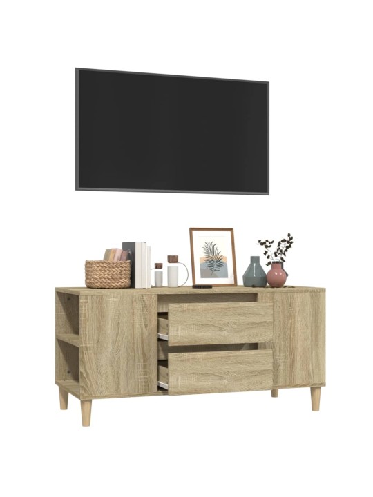 TV skříňka dub sonoma 102x44,5x50 cm kompozitní dřevo