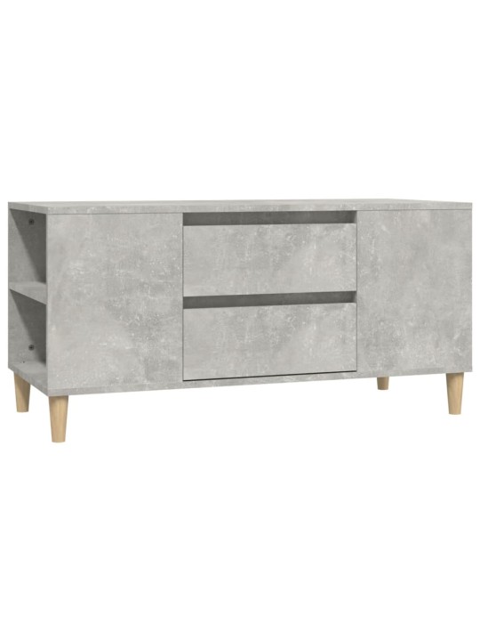TV skříňka betonově šedá 102x44,5x50 cm kompozitní dřevo