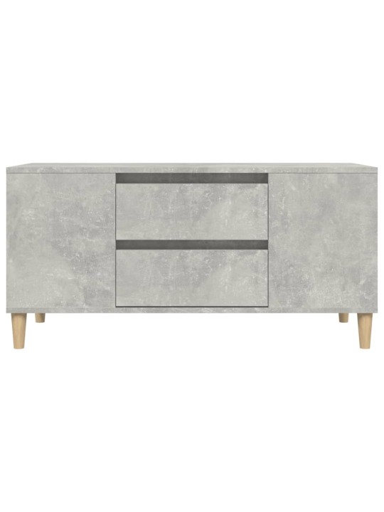 TV skříňka betonově šedá 102x44,5x50 cm kompozitní dřevo