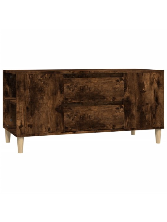 TV skříňka kouřový dub 102x44,5x50 cm kompozitní dřevo