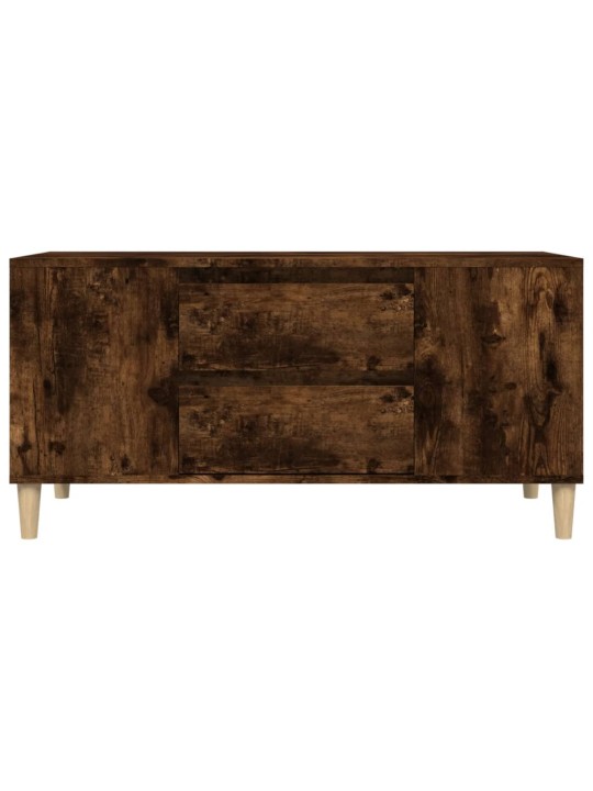 TV skříňka kouřový dub 102x44,5x50 cm kompozitní dřevo