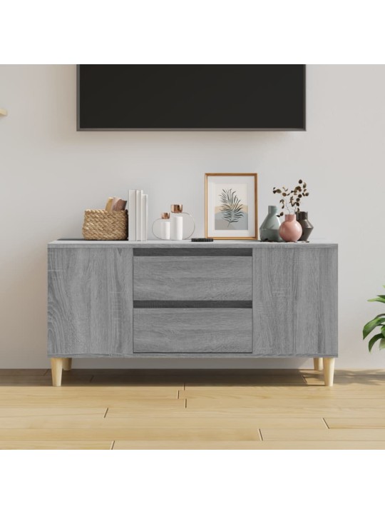 TV skříňka šedá sonoma 102x44,5x50 cm kompozitní dřevo