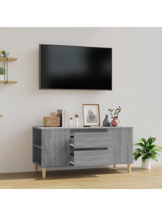 TV skříňka šedá sonoma 102x44,5x50 cm kompozitní dřevo