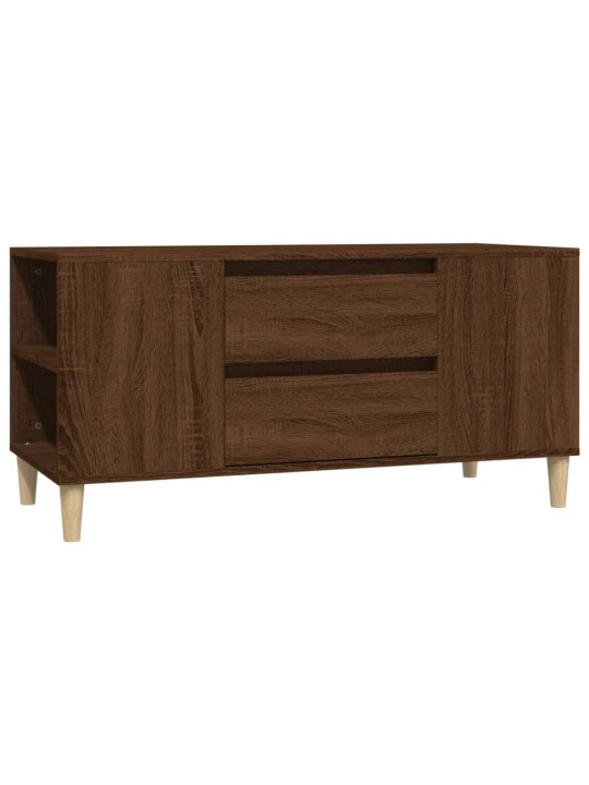 TV skříňka hnědý dub 102x44,5x50 cm kompozitní dřevo