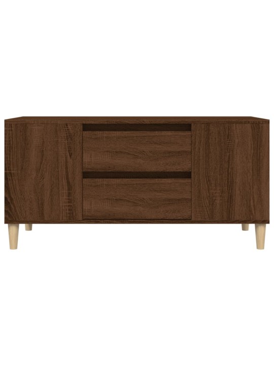 TV skříňka hnědý dub 102x44,5x50 cm kompozitní dřevo