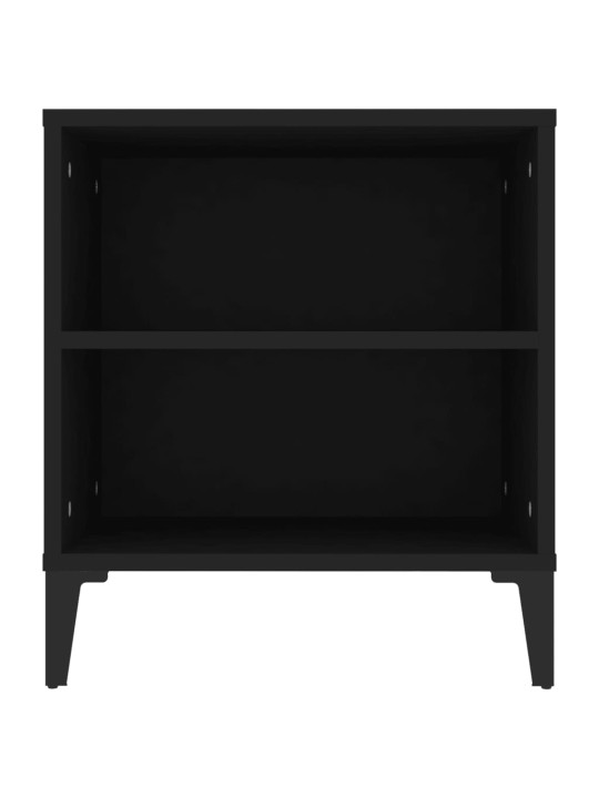 TV skříňka černá 102x44,5x50 cm kompozitní dřevo