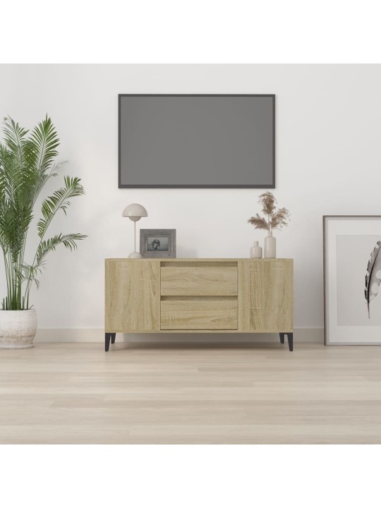 TV skříňka dub sonoma 102x44,5x50 cm kompozitní dřevo