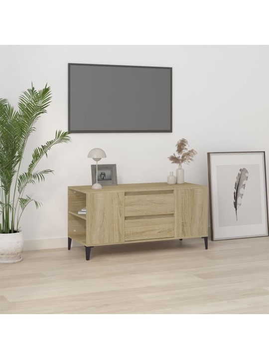 TV skříňka dub sonoma 102x44,5x50 cm kompozitní dřevo