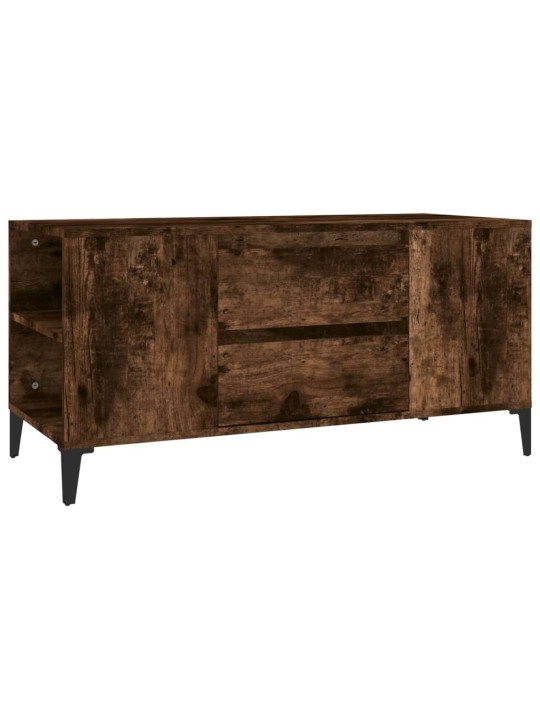 TV skříňka kouřový dub 102x44,5x50 cm kompozitní dřevo