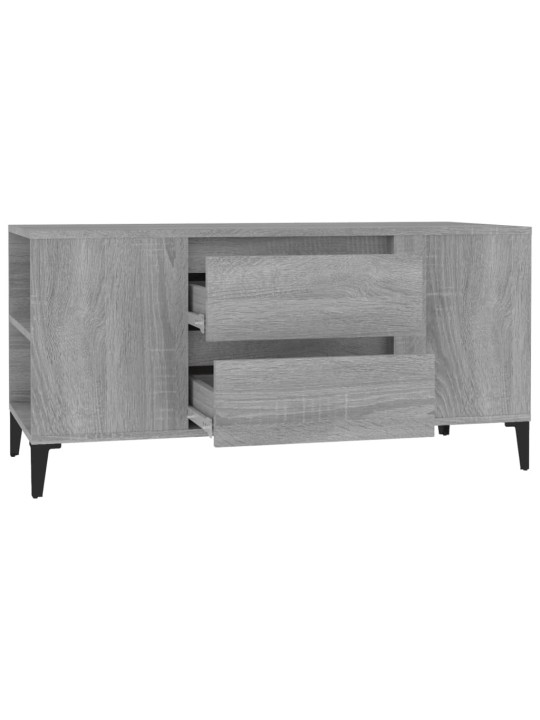 TV skříňka šedá sonoma 102x44,5x50 cm kompozitní dřevo
