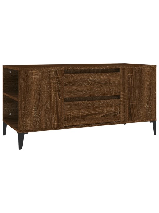 TV skříňka hnědý dub 102x44,5x50 cm kompozitní dřevo