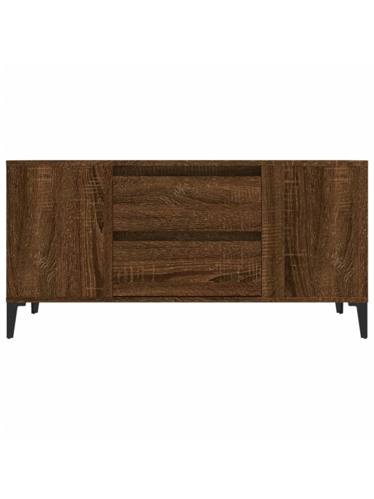 TV skříňka hnědý dub 102x44,5x50 cm kompozitní dřevo