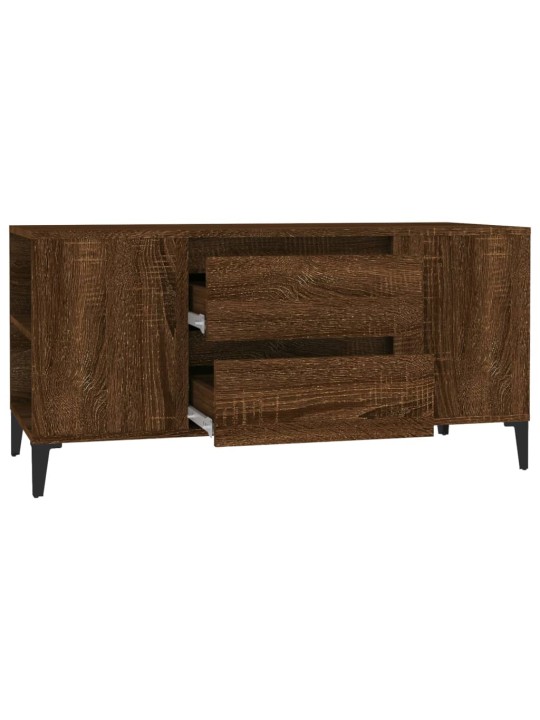 TV skříňka hnědý dub 102x44,5x50 cm kompozitní dřevo