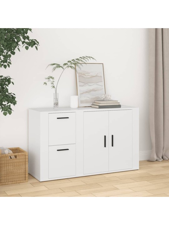 Příborník bílý 100x33x59,5 cm kompozitní dřevo