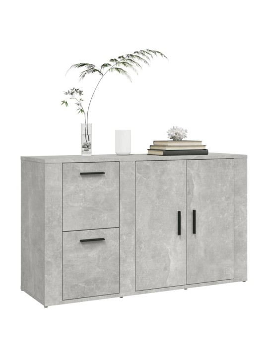 Příborník betonově šedý 100x33x59,5 cm kompozitní dřevo