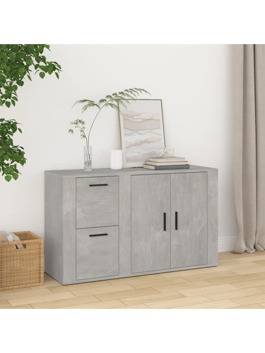 Příborník betonově šedý 100x33x59,5 cm kompozitní dřevo