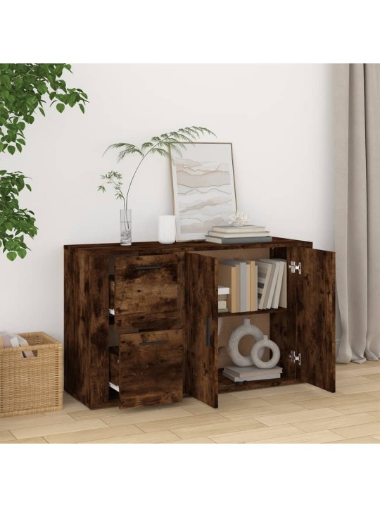 Příborník kouřový dub 100x33x59,5 cm kompozitní dřevo
