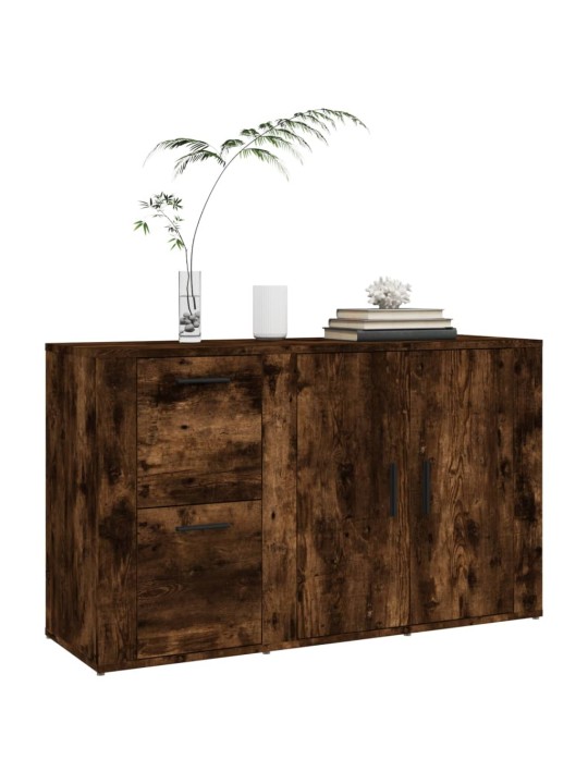 Příborník kouřový dub 100x33x59,5 cm kompozitní dřevo