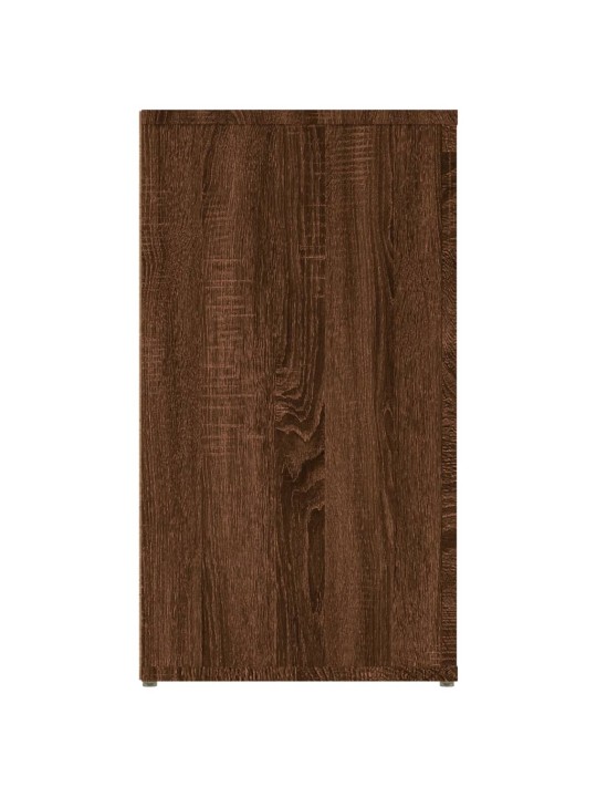 Příborník hnědý dub 100x33x59,5 cm kompozitní dřevo