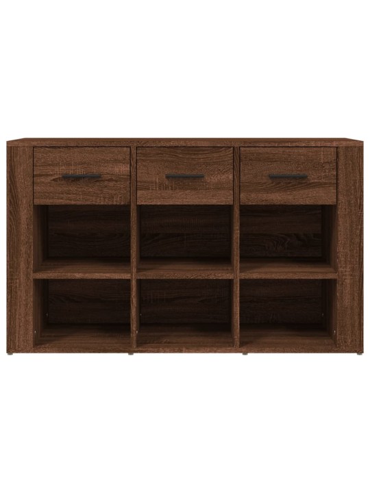 Příborník hnědý dub 100 x 30 x 59,5 cm kompozitní dřevo
