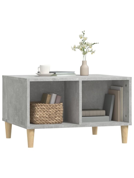 Konferenční stolek betonově šedý 60x50x36,5 cm kompozitní dřevo