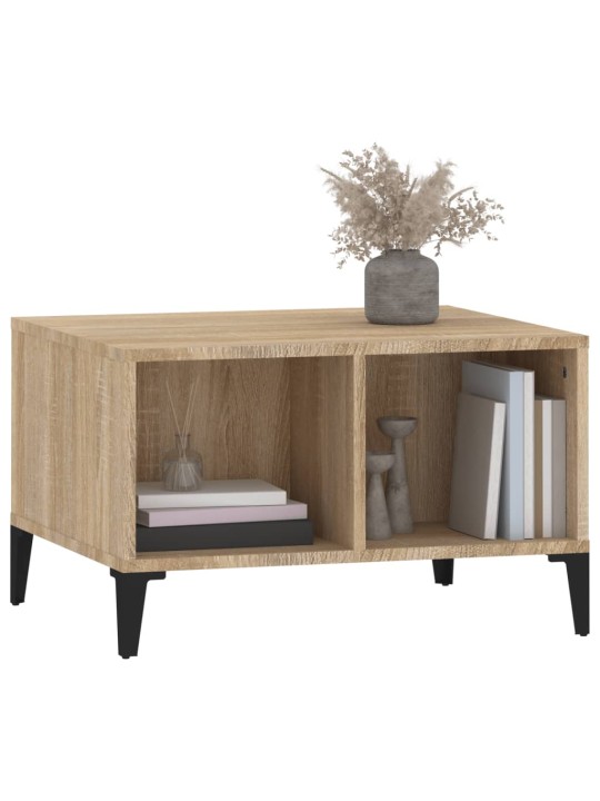 Konferenční stolek dub sonoma 60x50x36,5 cm kompozitní dřevo