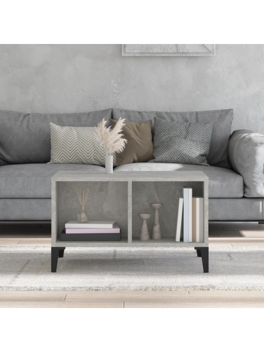 Konferenční stolek betonově šedý 60x50x36,5 cm kompozitní dřevo