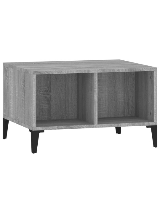 Konferenční stolek šedý sonoma 60x50x36,5 cm kompozitní dřevo