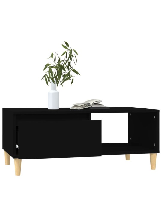 Konferenční stolek černý 90x50x36,5 cm kompozitní dřevo