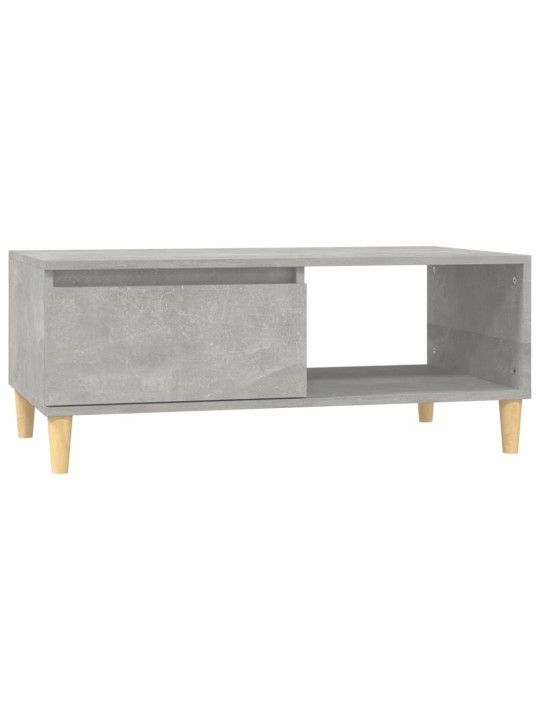 Konferenční stolek betonově šedý 90x50x36,5 cm kompozitní dřevo