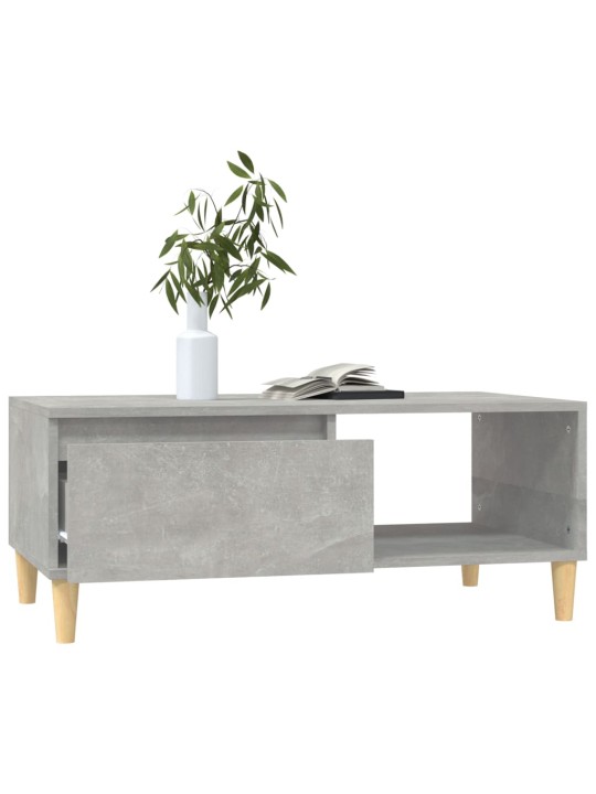Konferenční stolek betonově šedý 90x50x36,5 cm kompozitní dřevo