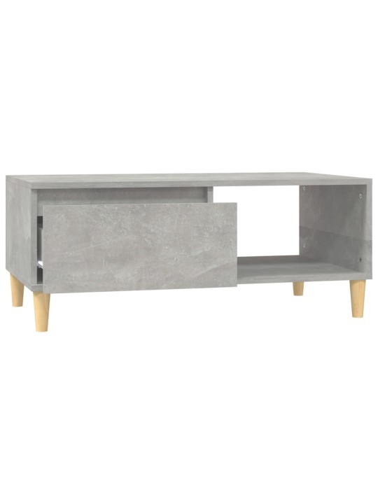 Konferenční stolek betonově šedý 90x50x36,5 cm kompozitní dřevo