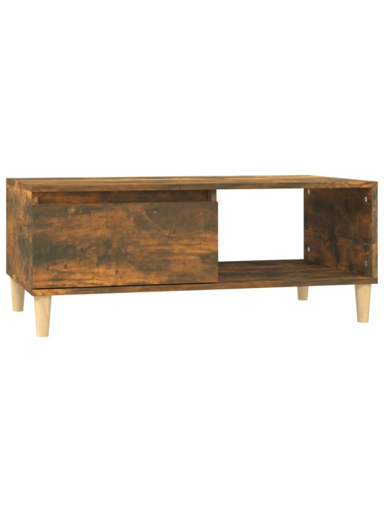 Konferenční stolek kouřový dub 90x50x36,5 cm kompozitní dřevo