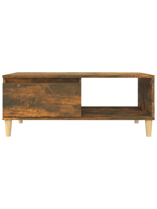 Konferenční stolek kouřový dub 90x50x36,5 cm kompozitní dřevo