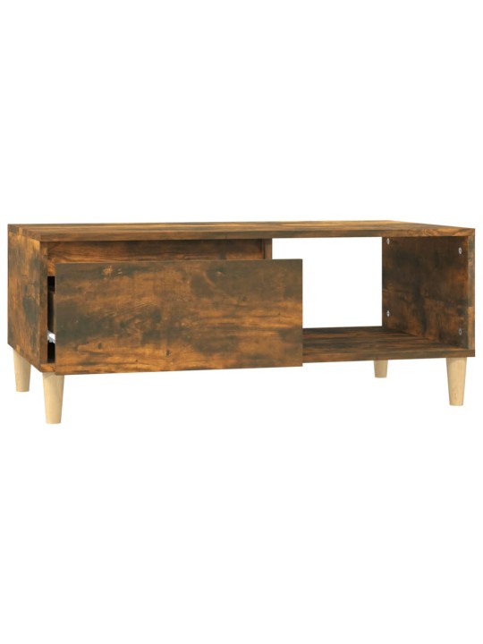 Konferenční stolek kouřový dub 90x50x36,5 cm kompozitní dřevo