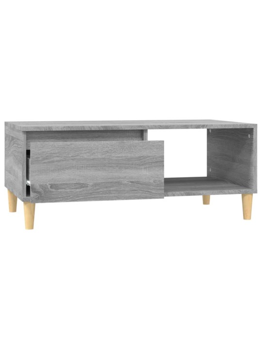 Konferenční stolek šedý sonoma 90x50x36,5 cm kompozitní dřevo