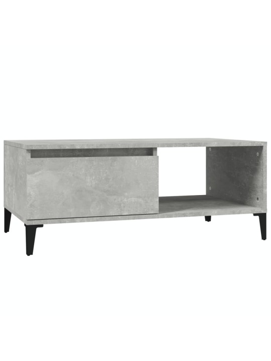 Konferenční stolek betonově šedý 90x50x36,5 cm kompozitní dřevo