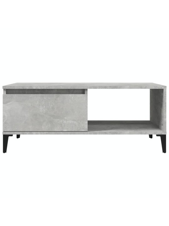 Konferenční stolek betonově šedý 90x50x36,5 cm kompozitní dřevo