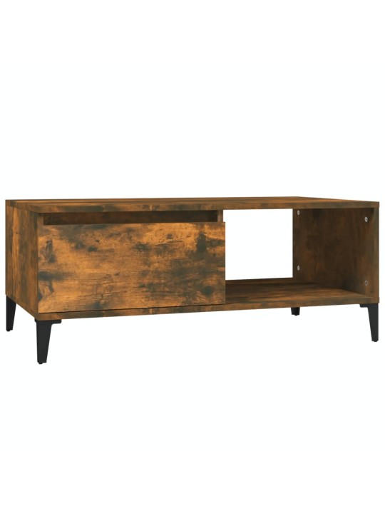 Konferenční stolek kouřový dub 90x50x36,5 cm kompozitní dřevo