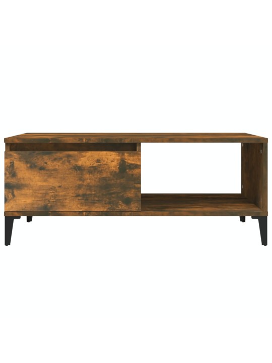 Konferenční stolek kouřový dub 90x50x36,5 cm kompozitní dřevo