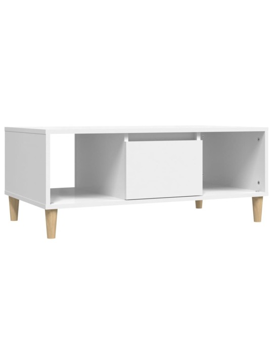 Konferenční stolek bílý 90 x 50 x 36,5 cm kompozitní dřevo